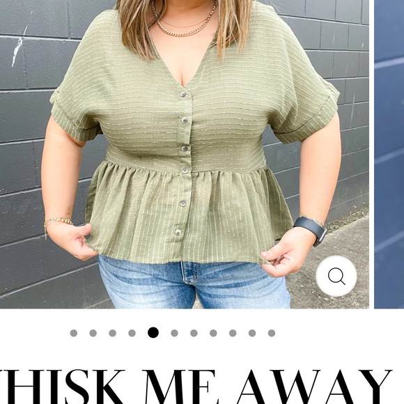 Blu Pepper Green Top - Picture 2 of 8